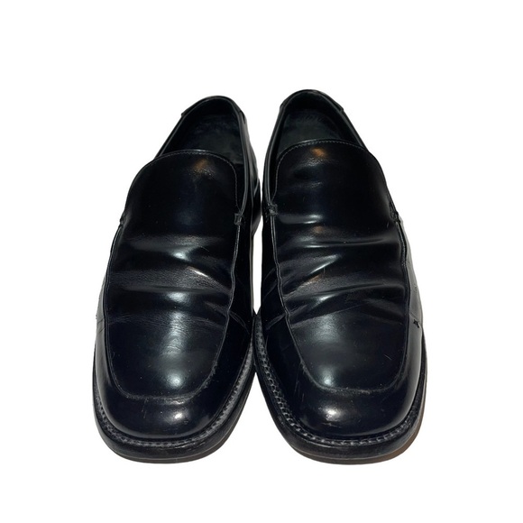 Prada Leather Dress Loafers Man Shoes Size 10 - Picture 6 of 10
